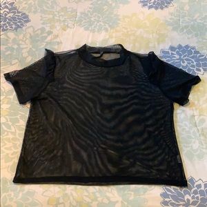 See-Through Black Top